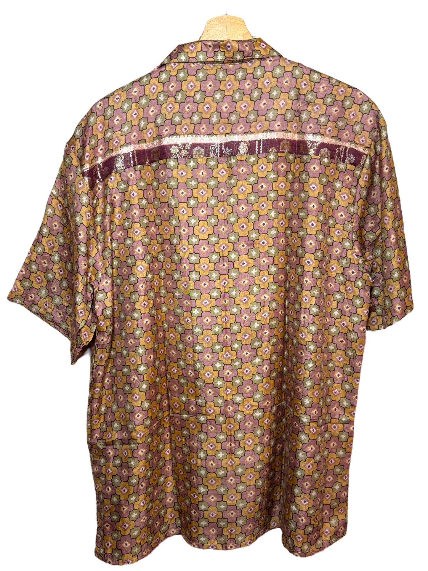 Camicia vintage in seta, taglia L