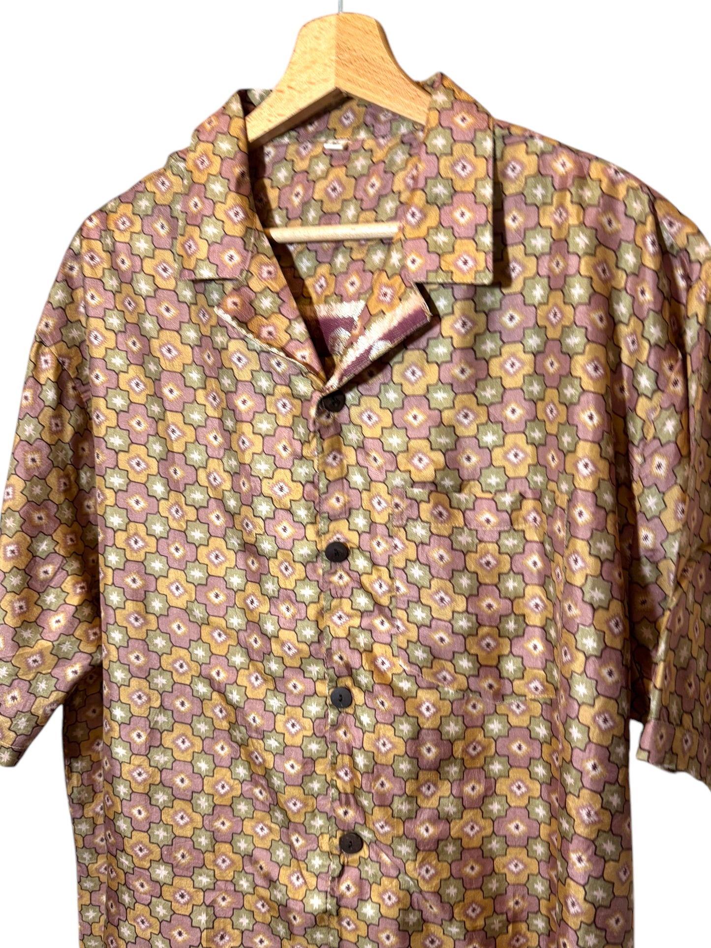 Camicia vintage in seta, taglia M