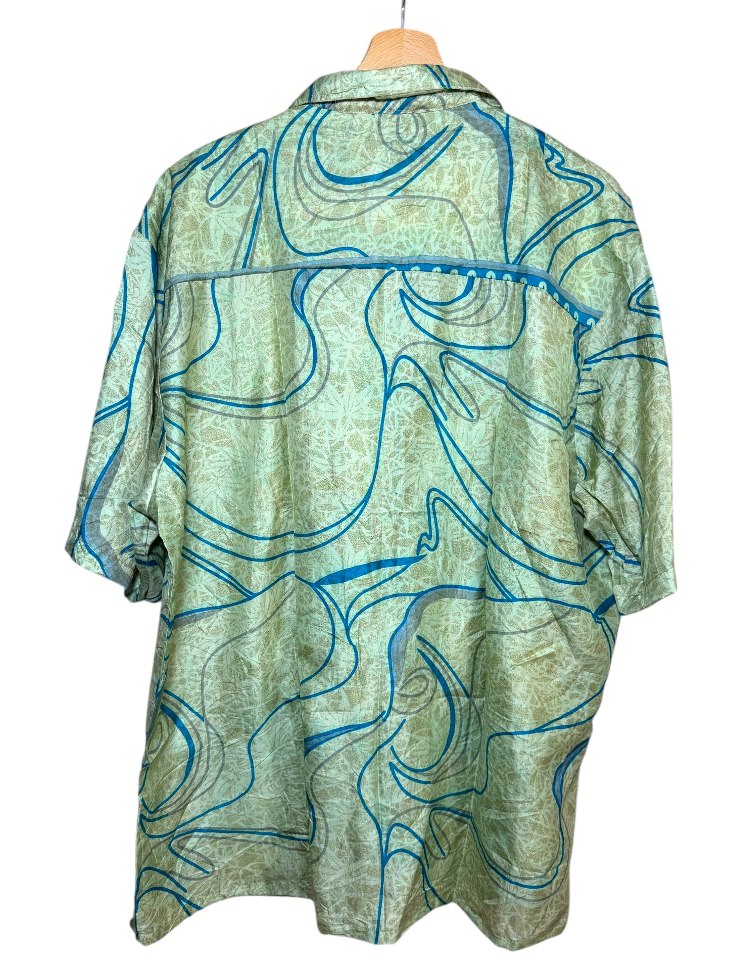 Camicia vintage in seta, taglia L
