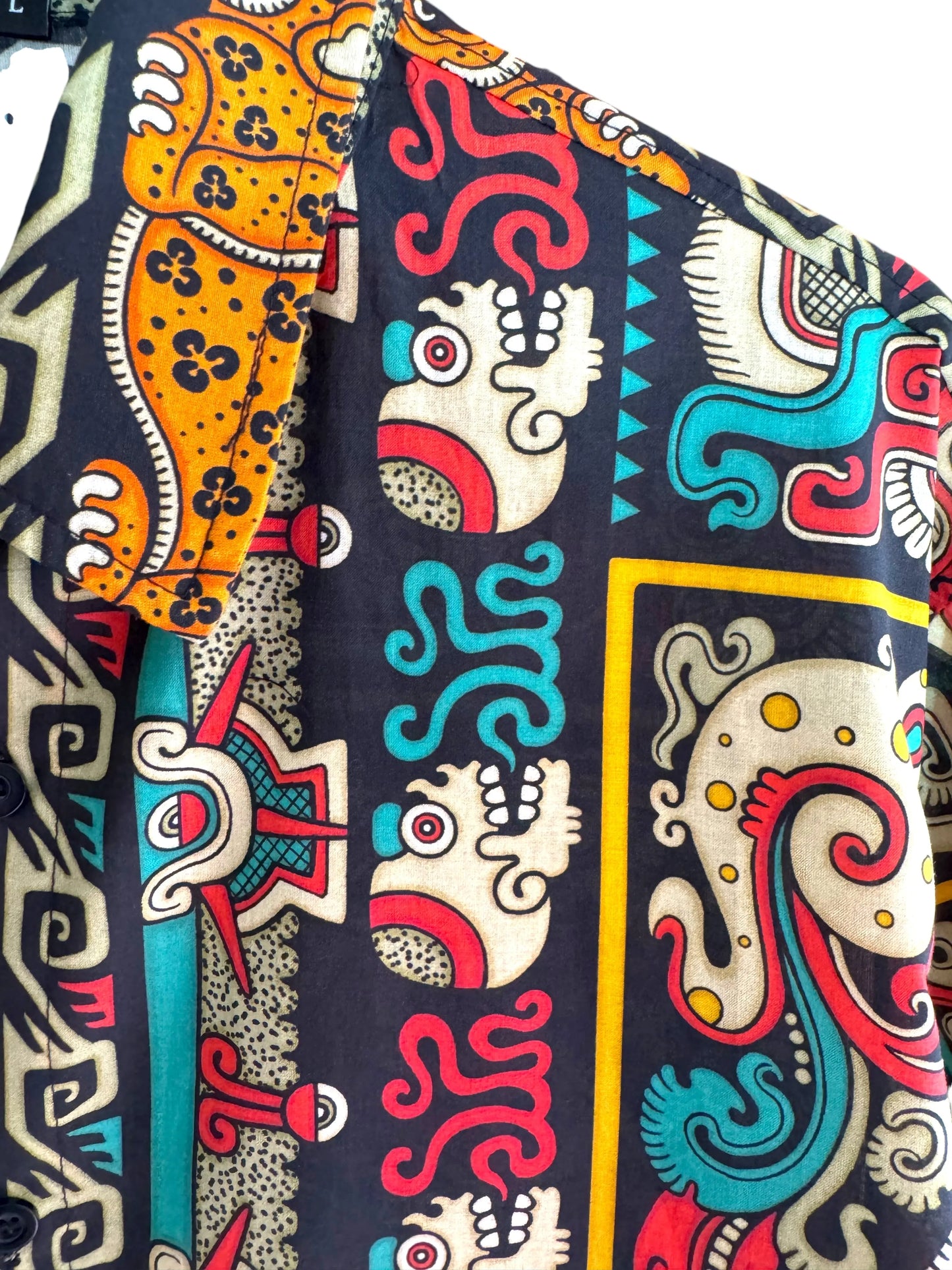 Camicia stampa messicana Beatbox vintage