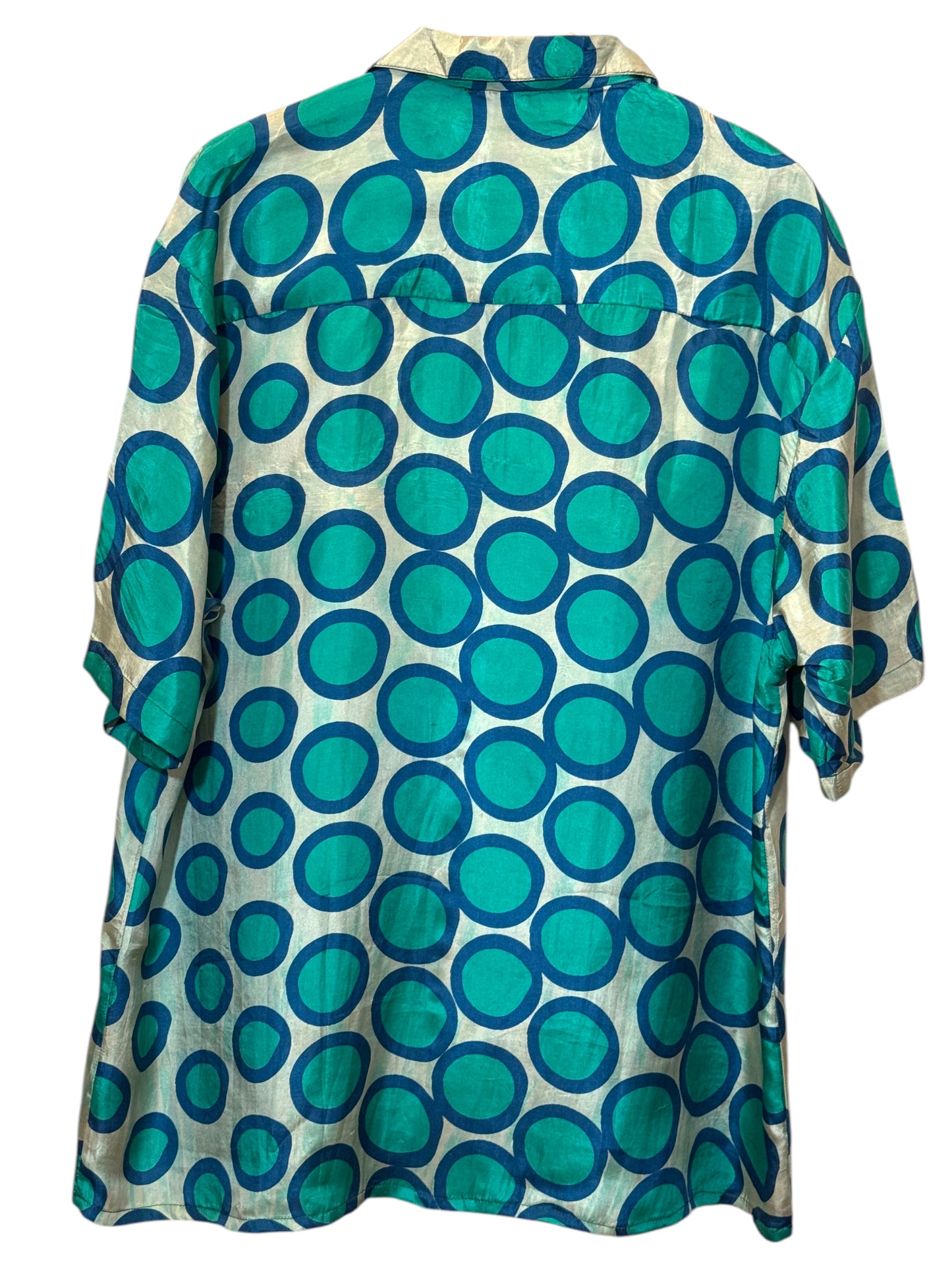 Camicia vintage in seta, taglia L