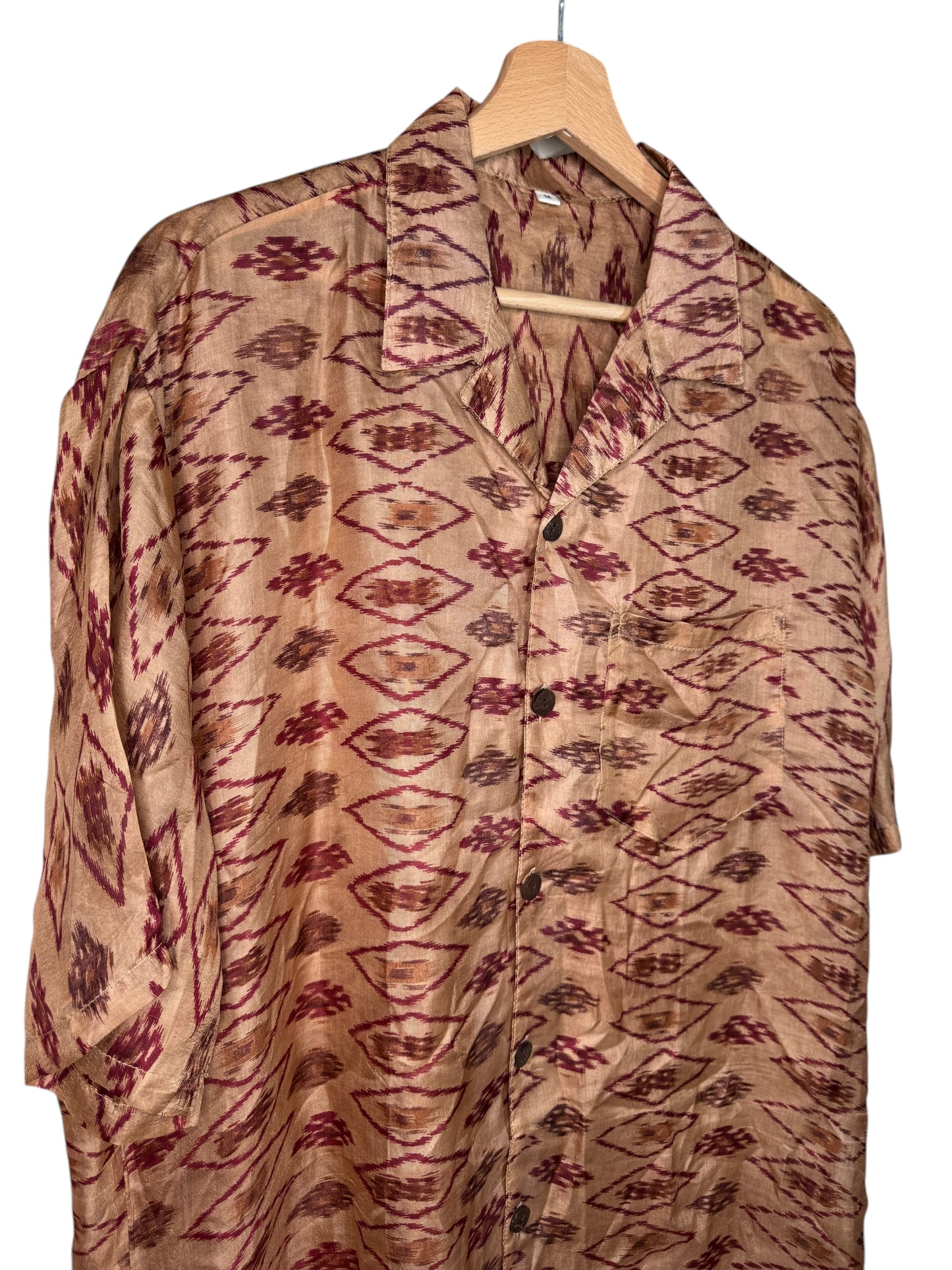 Camicia vintage in seta, taglia M
