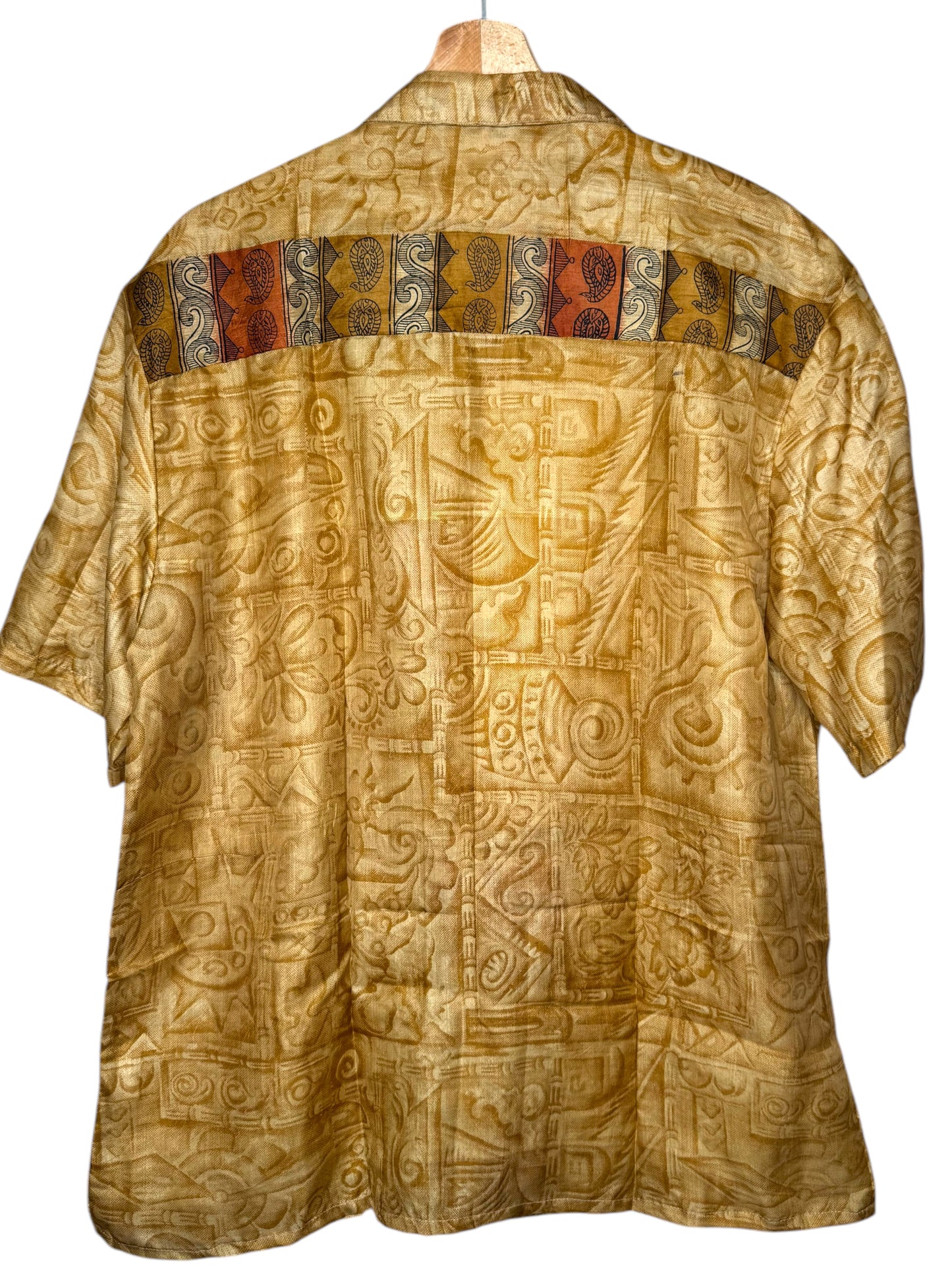 Camicia vintage in seta, taglia S