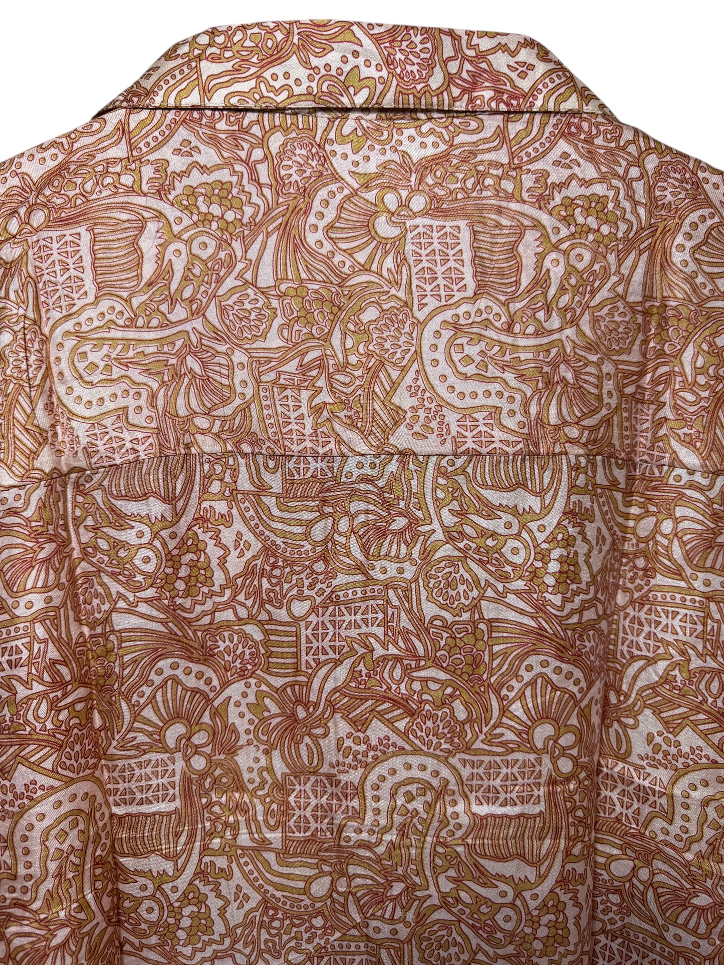 Camicia vintage in seta, taglia L