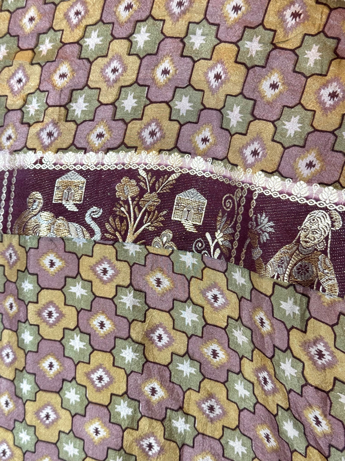 Camicia vintage in seta, taglia M