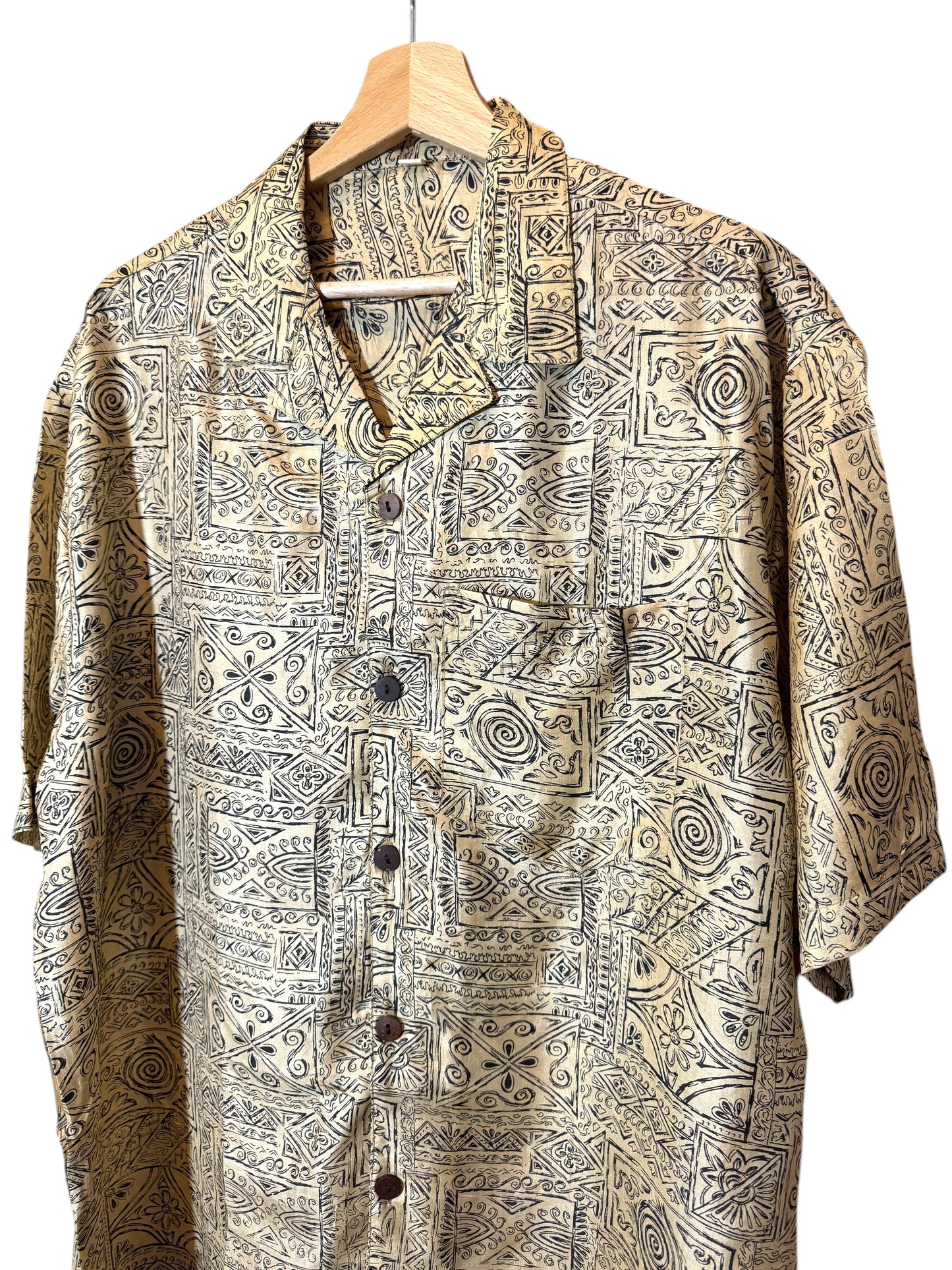 Camicia vintage in seta, taglia M