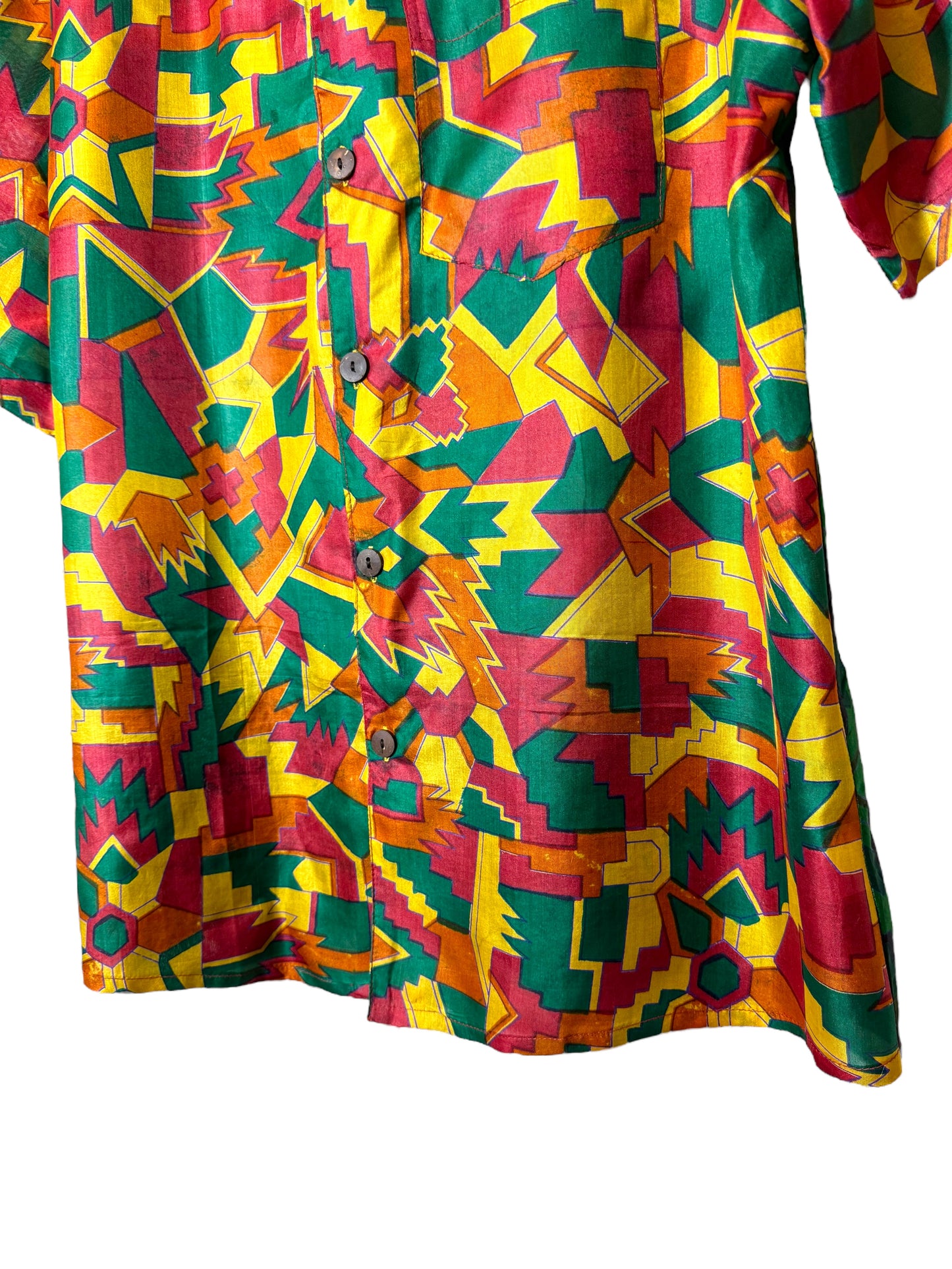 Camicia vintage in seta, taglia M