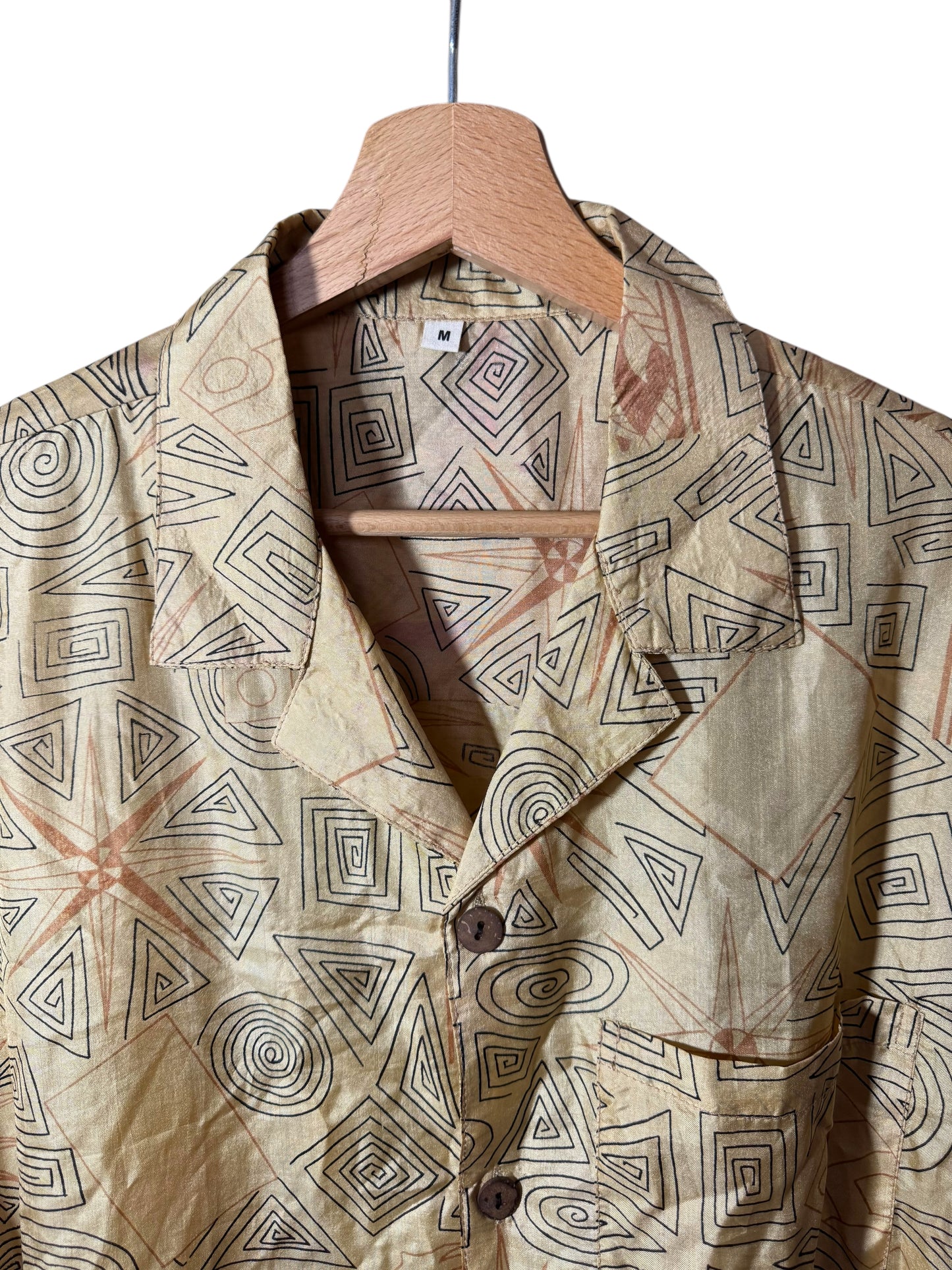 Camicia vintage in seta, taglia M