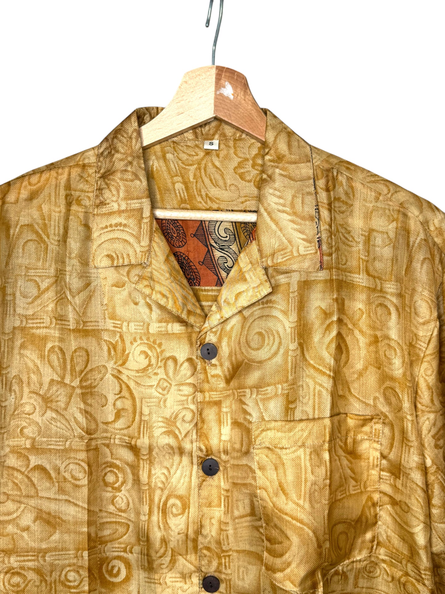 Camicia vintage in seta, taglia S