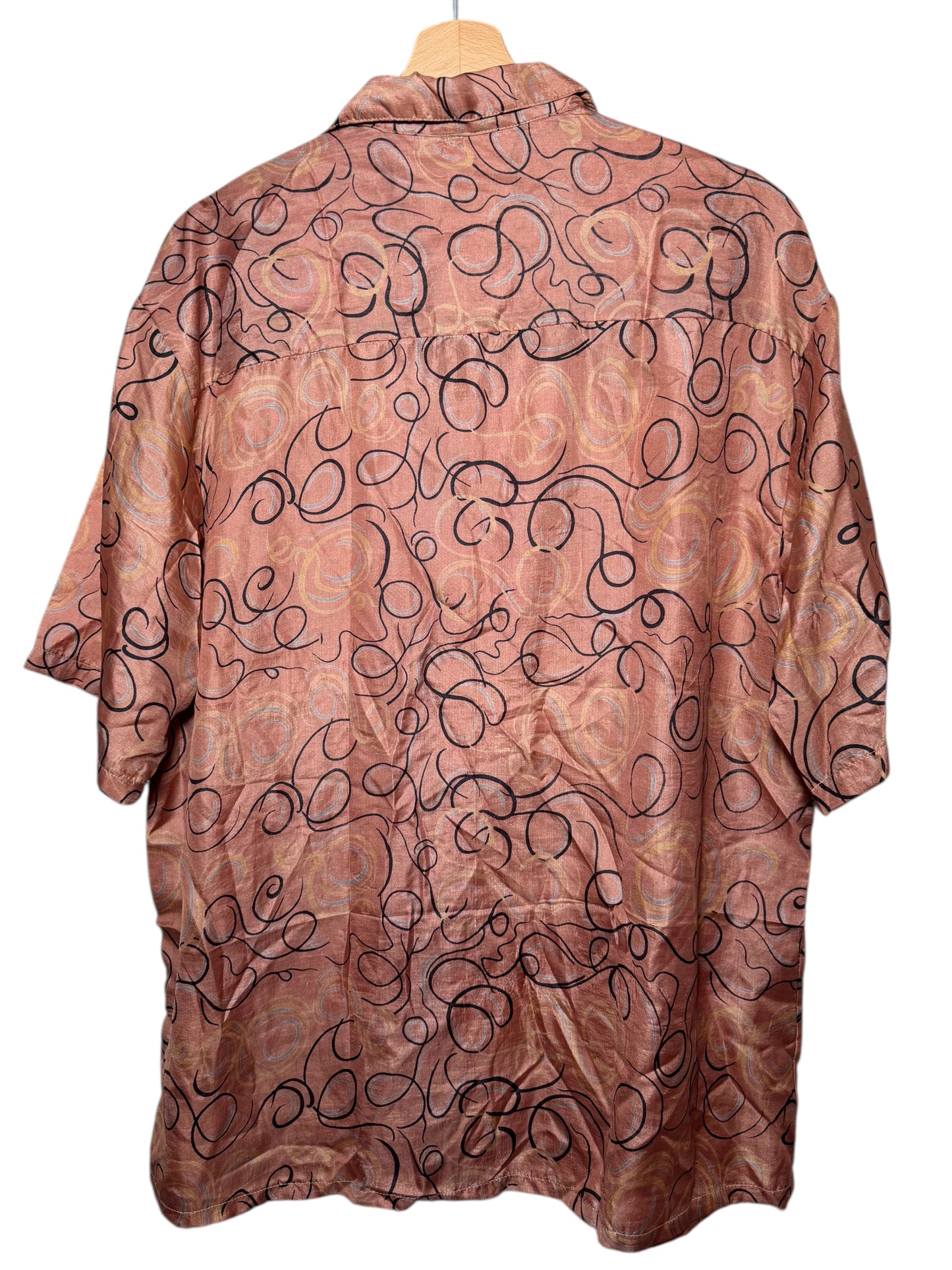 Camicia vintage in seta, taglia L
