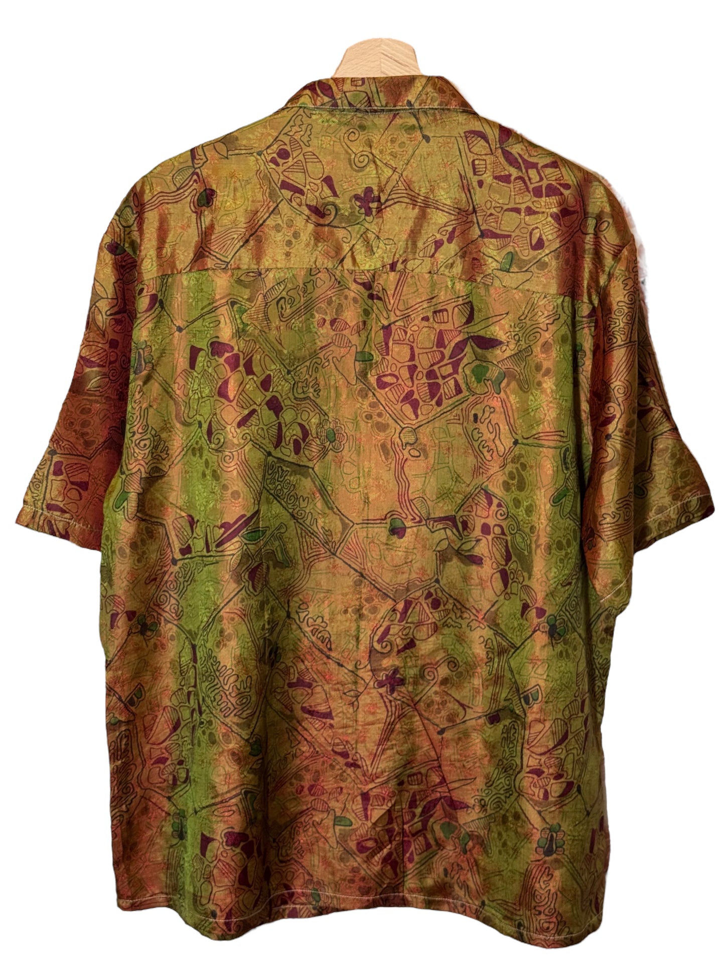 Camicia vintage in seta, taglia M
