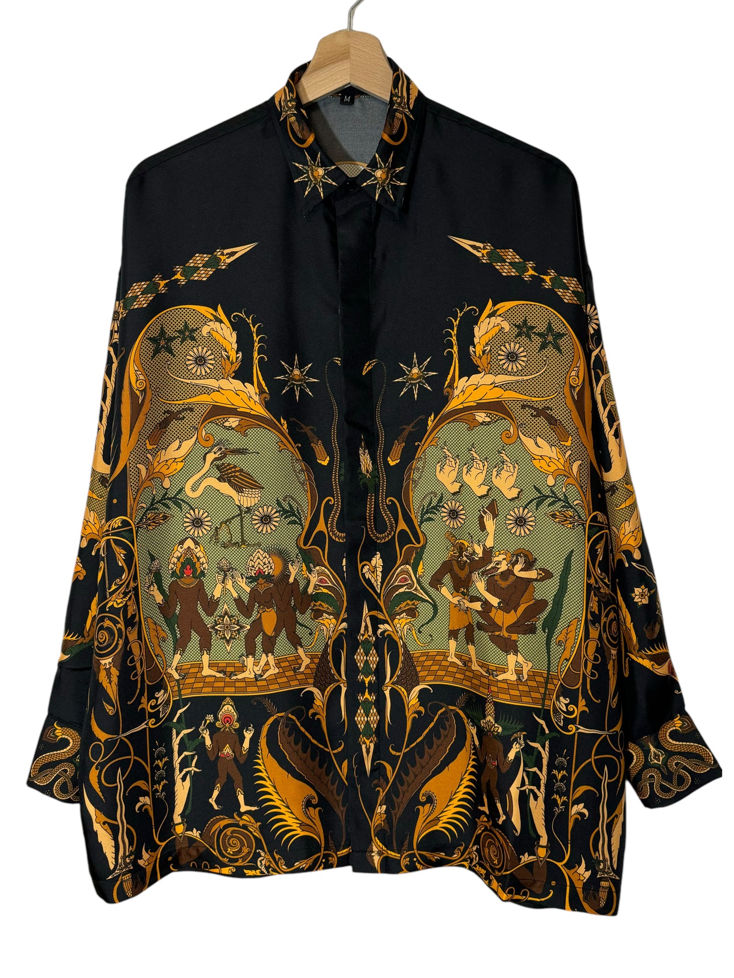 Fractal silk shirt