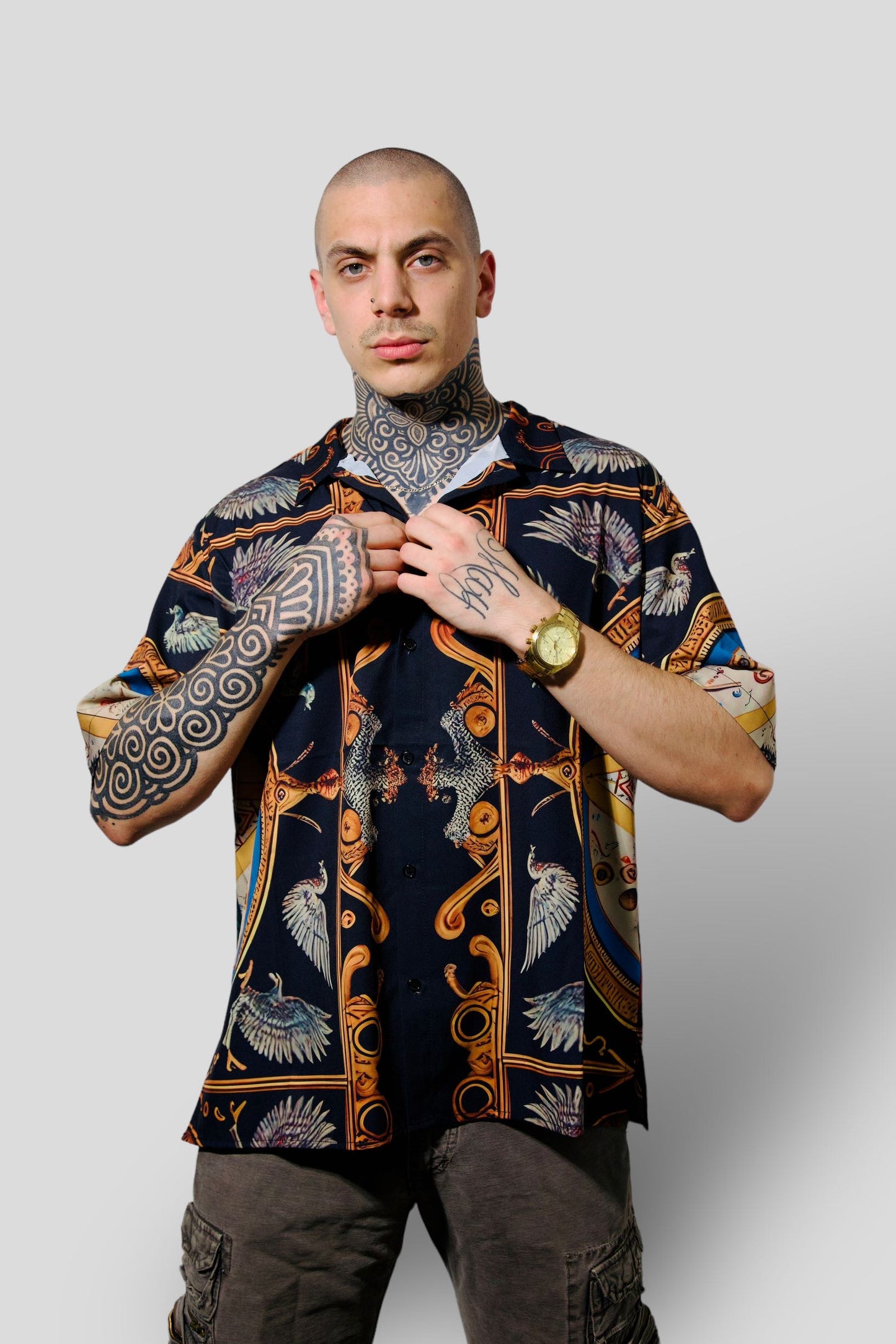 Camisa Ordo et confusio beatbox vintage