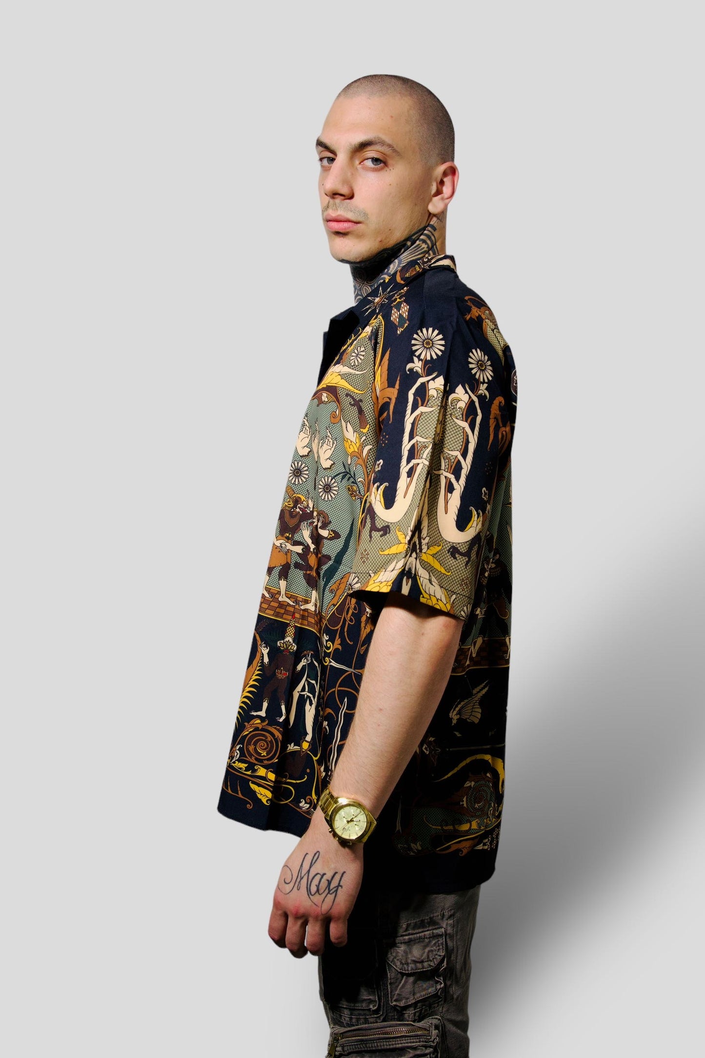 Camisa vintage fractal beatbox