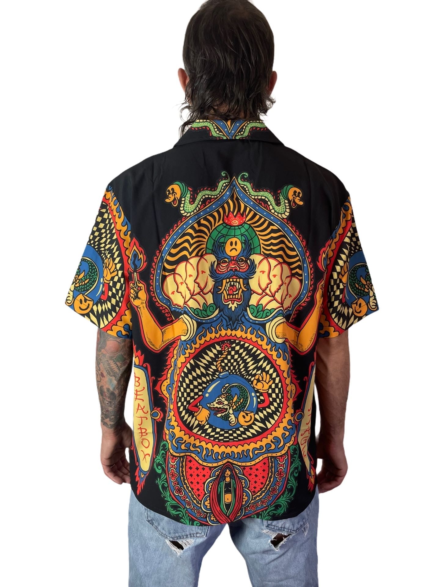 Camicia psychedelic by Beatbox vintage - Beatbox vintage