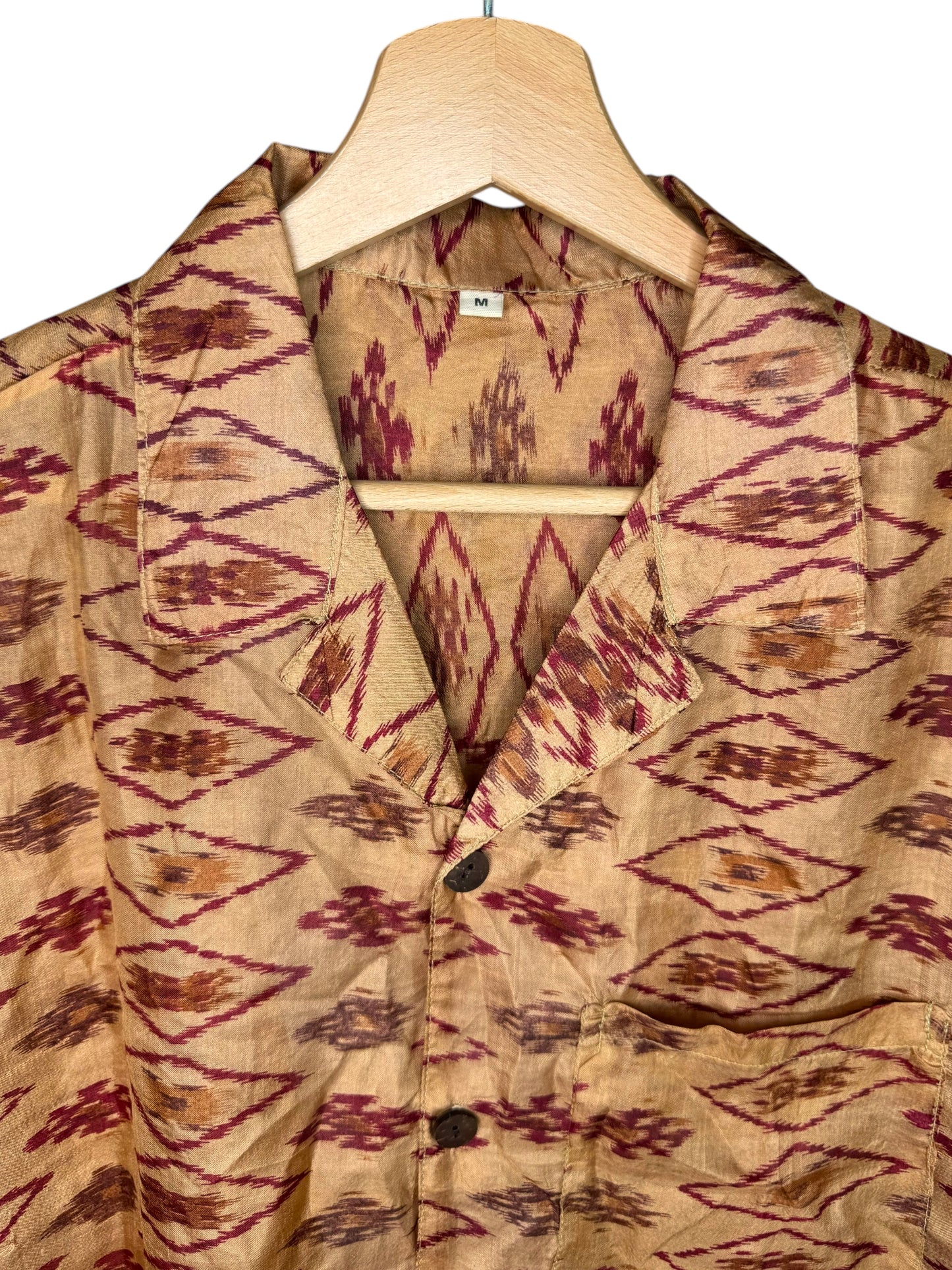 Camicia vintage in seta, taglia M