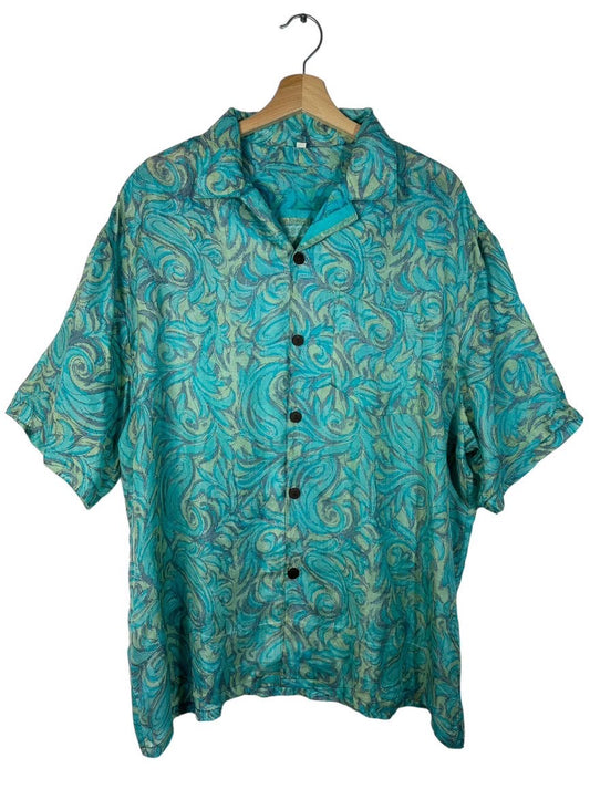 Camisa de seda impresa (XL)