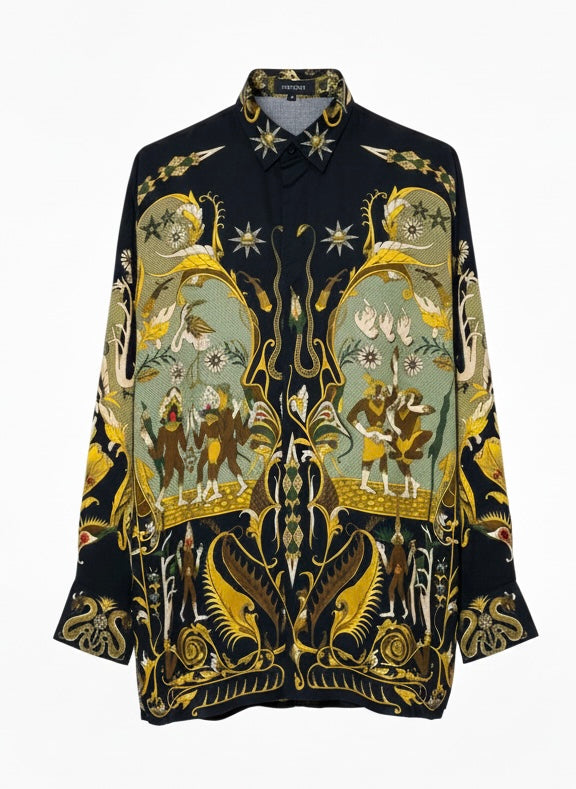 Camisa vintage fractal beatbox