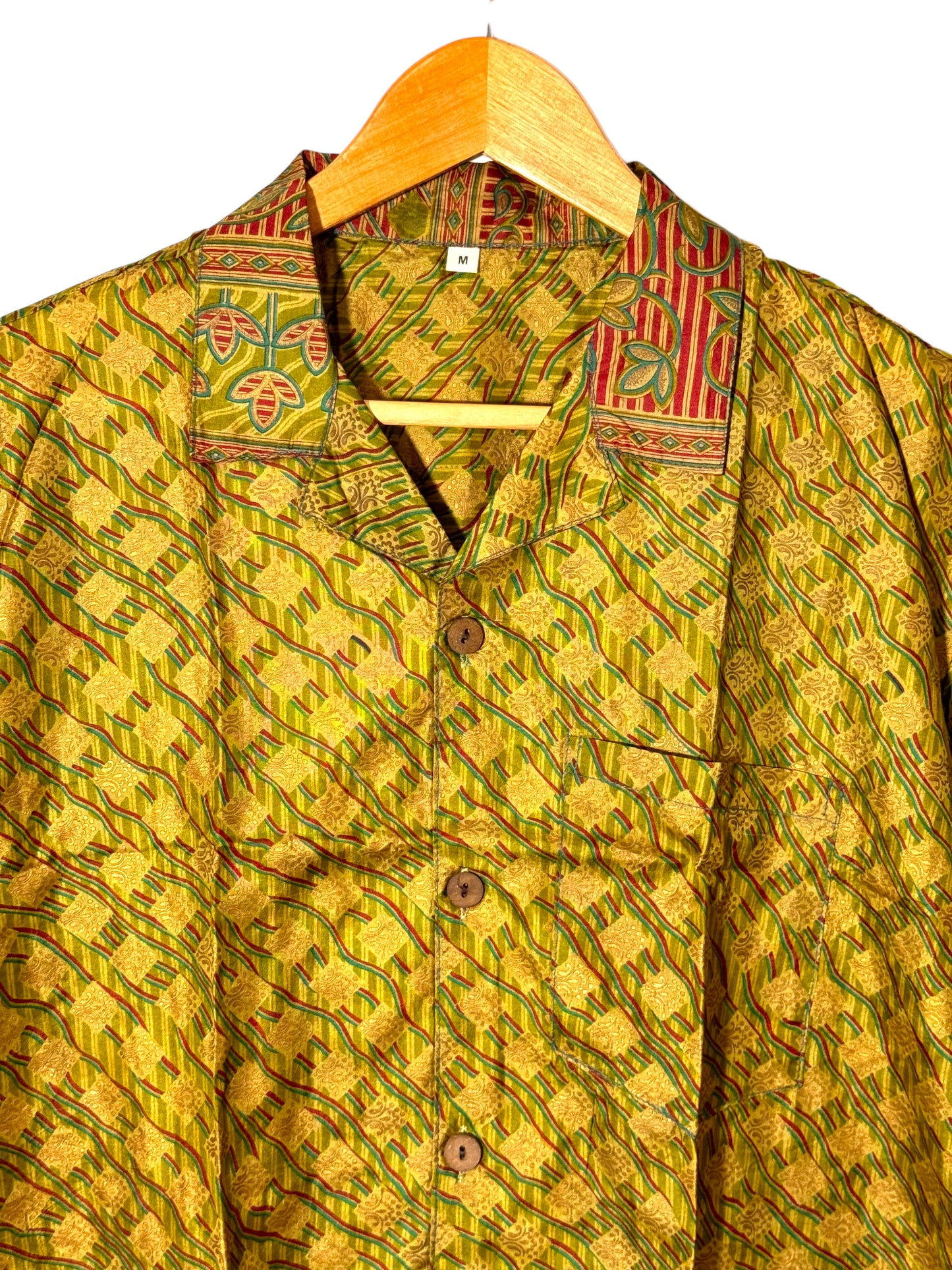 Camicia vintage in seta (M)