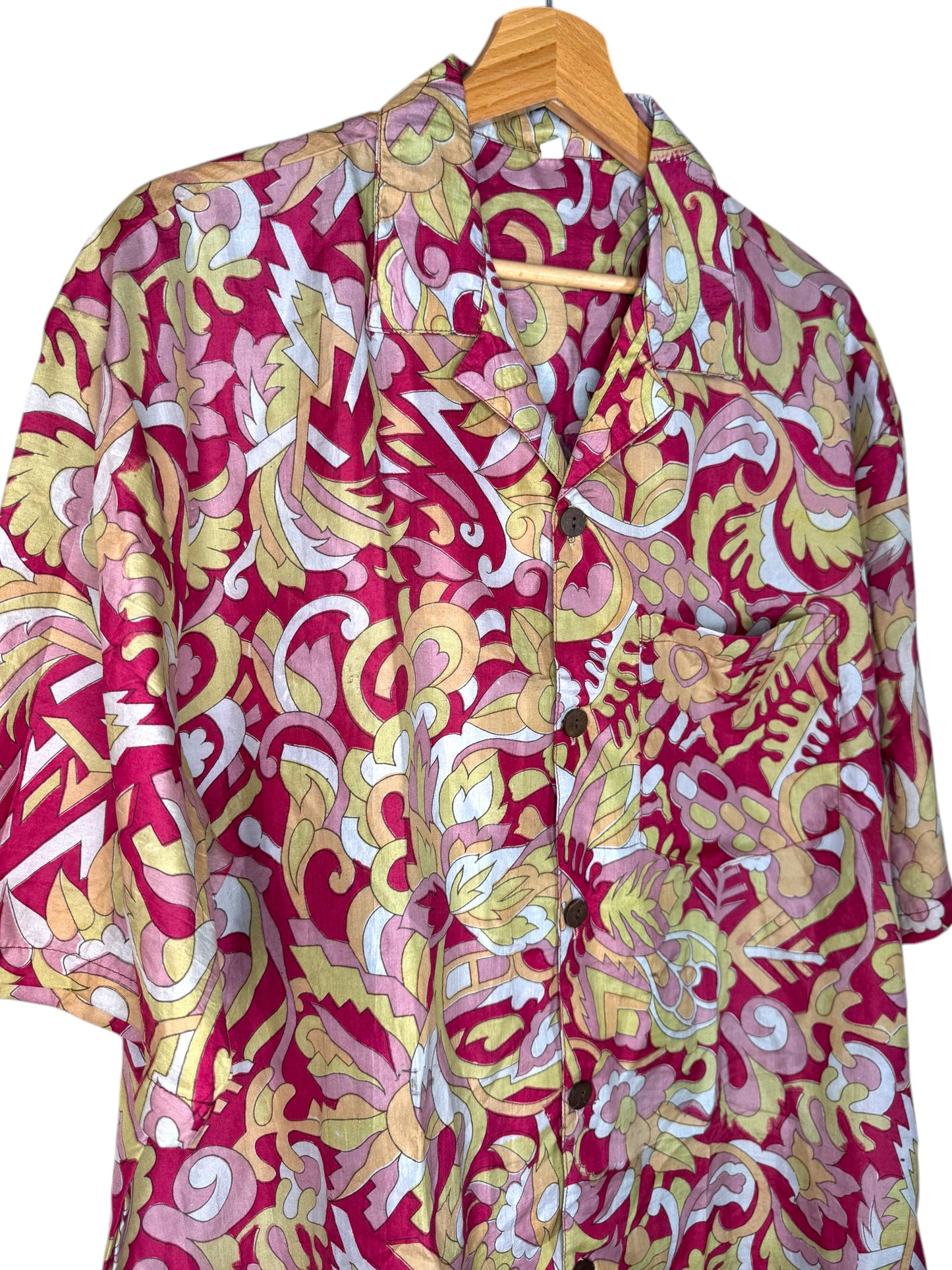 Camicia vintage in seta, taglia M