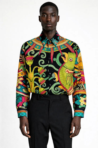 Camicia Tlilli Tlapalli Beatbox vintage