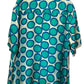 Camicia vintage in seta, taglia L