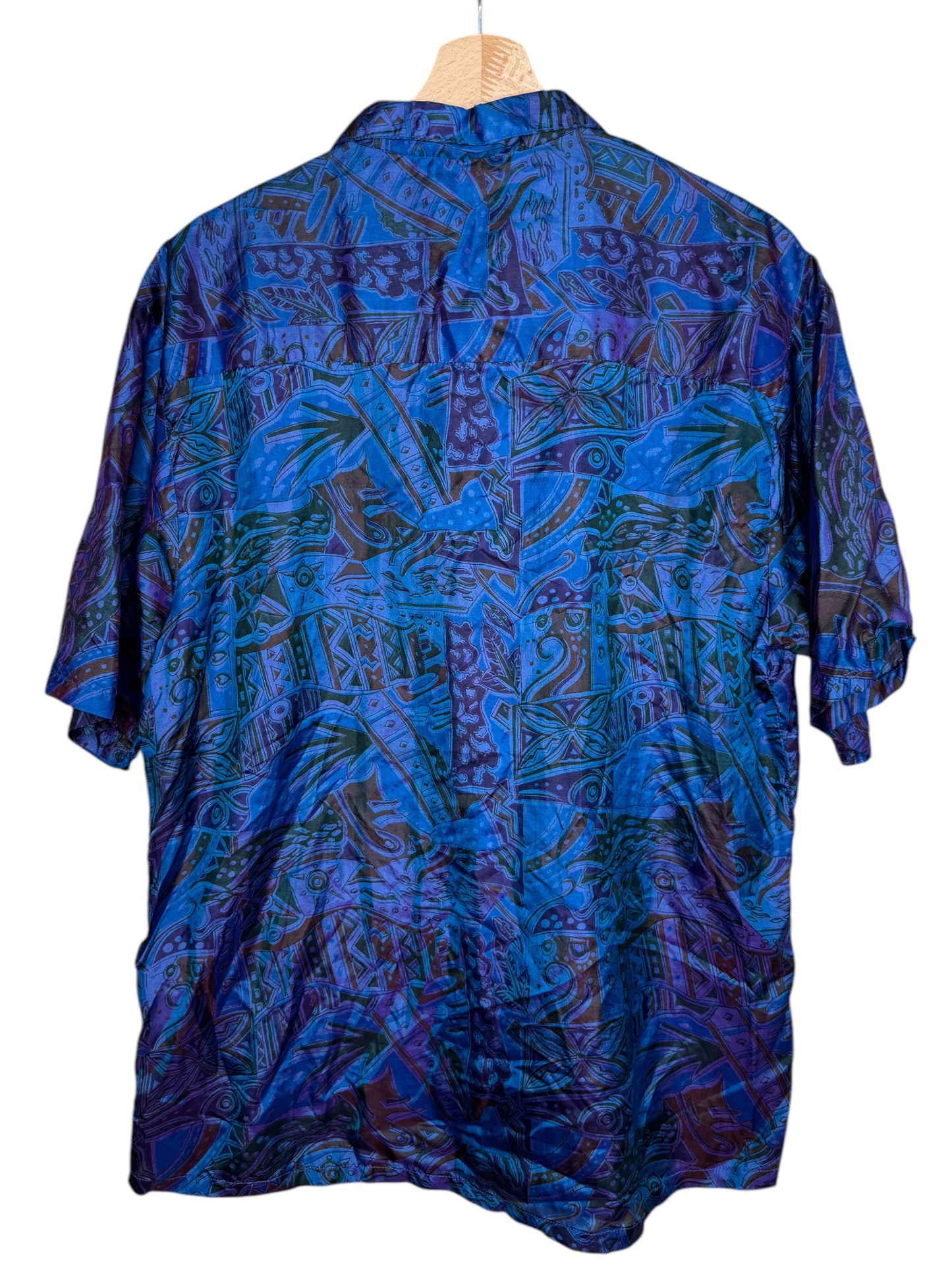 Camicia vintage in seta, taglia S
