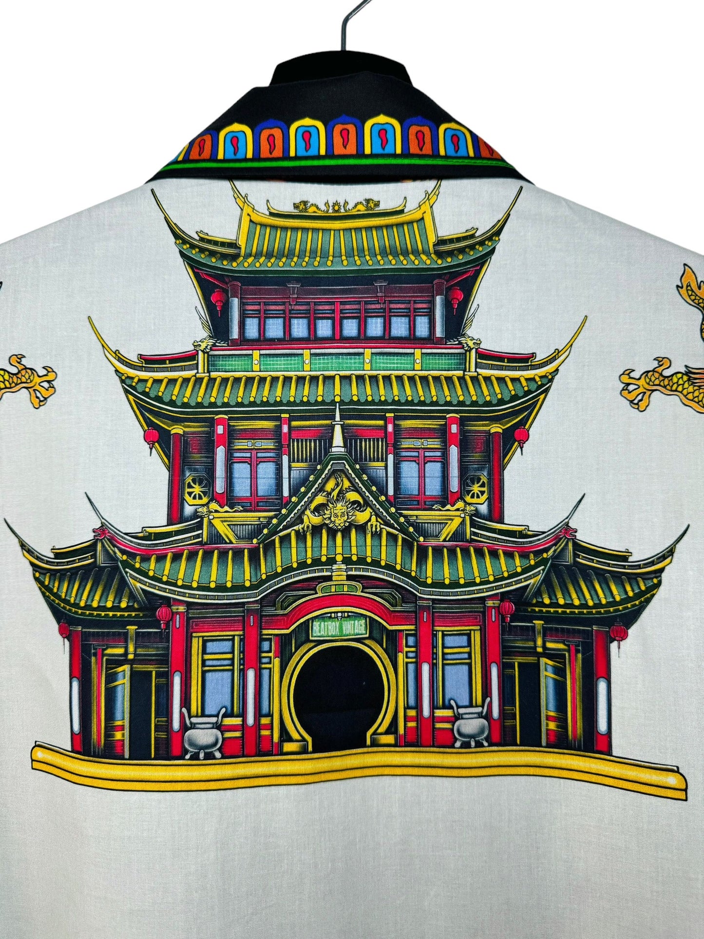 Camisa vintage do imperador da China