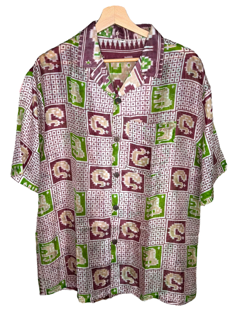 Camicia vintage in seta, taglia M