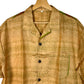 Camisa de seda de seda vintage (M)