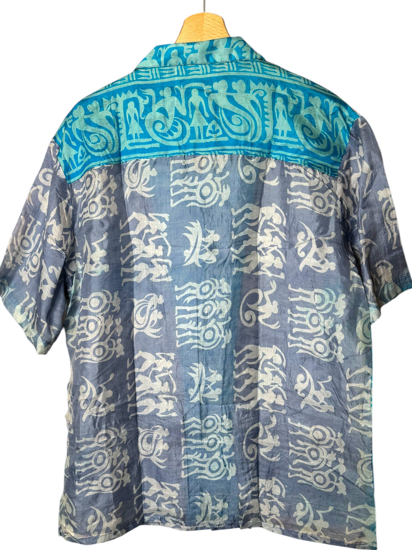 Camicia vintage in seta, taglia S