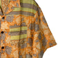 Camisa de seda masculina vintage
