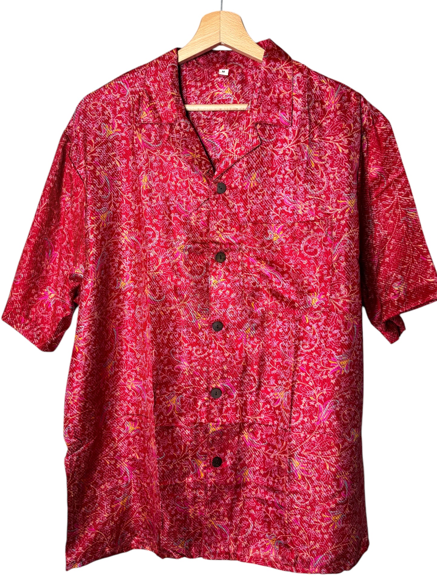 Camicia vintage in seta, taglia M