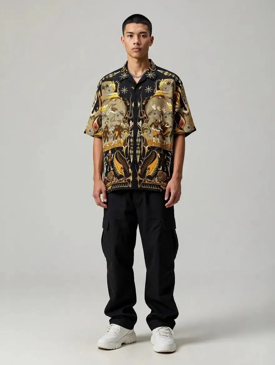 Camisa fractal (visco)