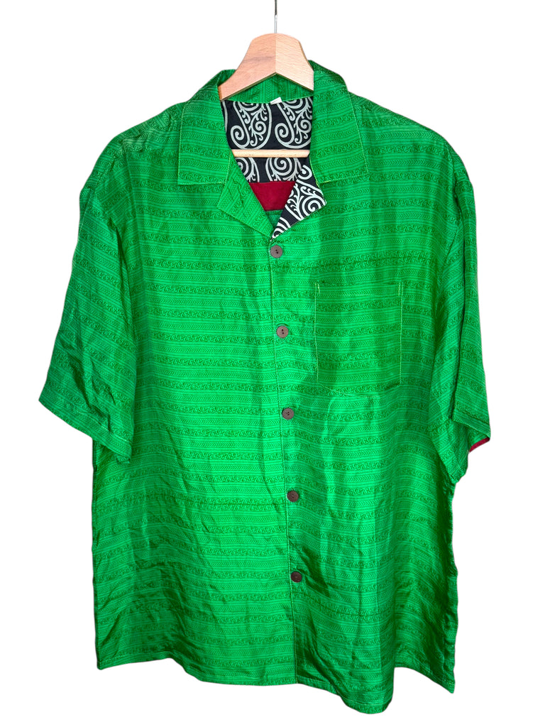 Camicia vintage in seta, taglia M