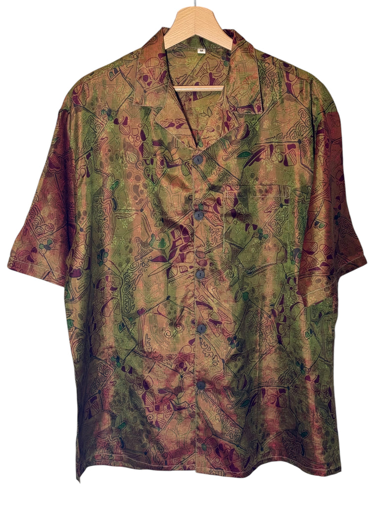 Camicia vintage in seta, taglia M