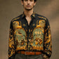 Camicia Fractal in seta Beatbox vintage