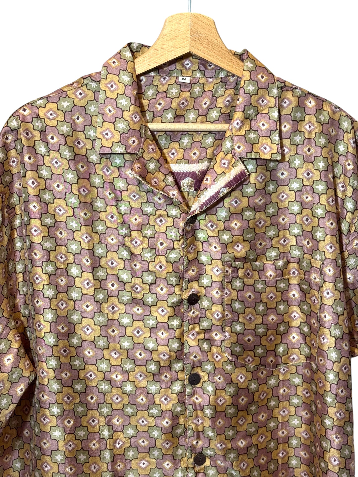 Camicia vintage in seta, taglia M