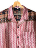Camicia vintage in seta, taglia XL