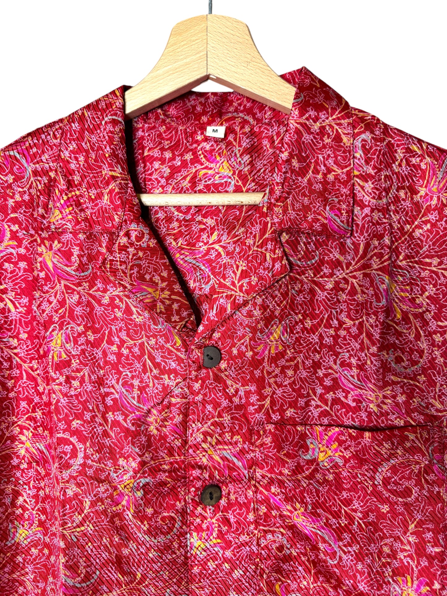 Camicia vintage in seta, taglia M