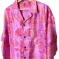Camicia vintage in seta, taglia L