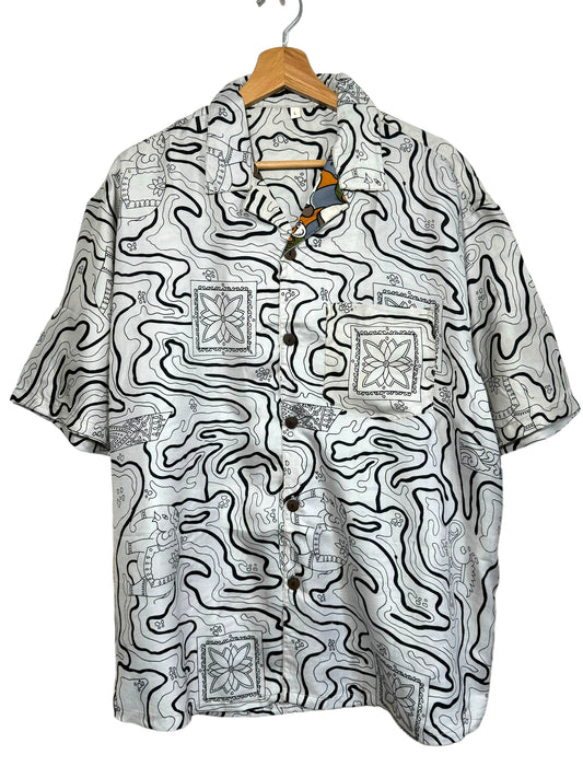 Camicia vintage in seta (L)