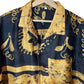 Camicia vintage in seta, taglia XL