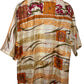 Camicia vintage in seta, taglia L