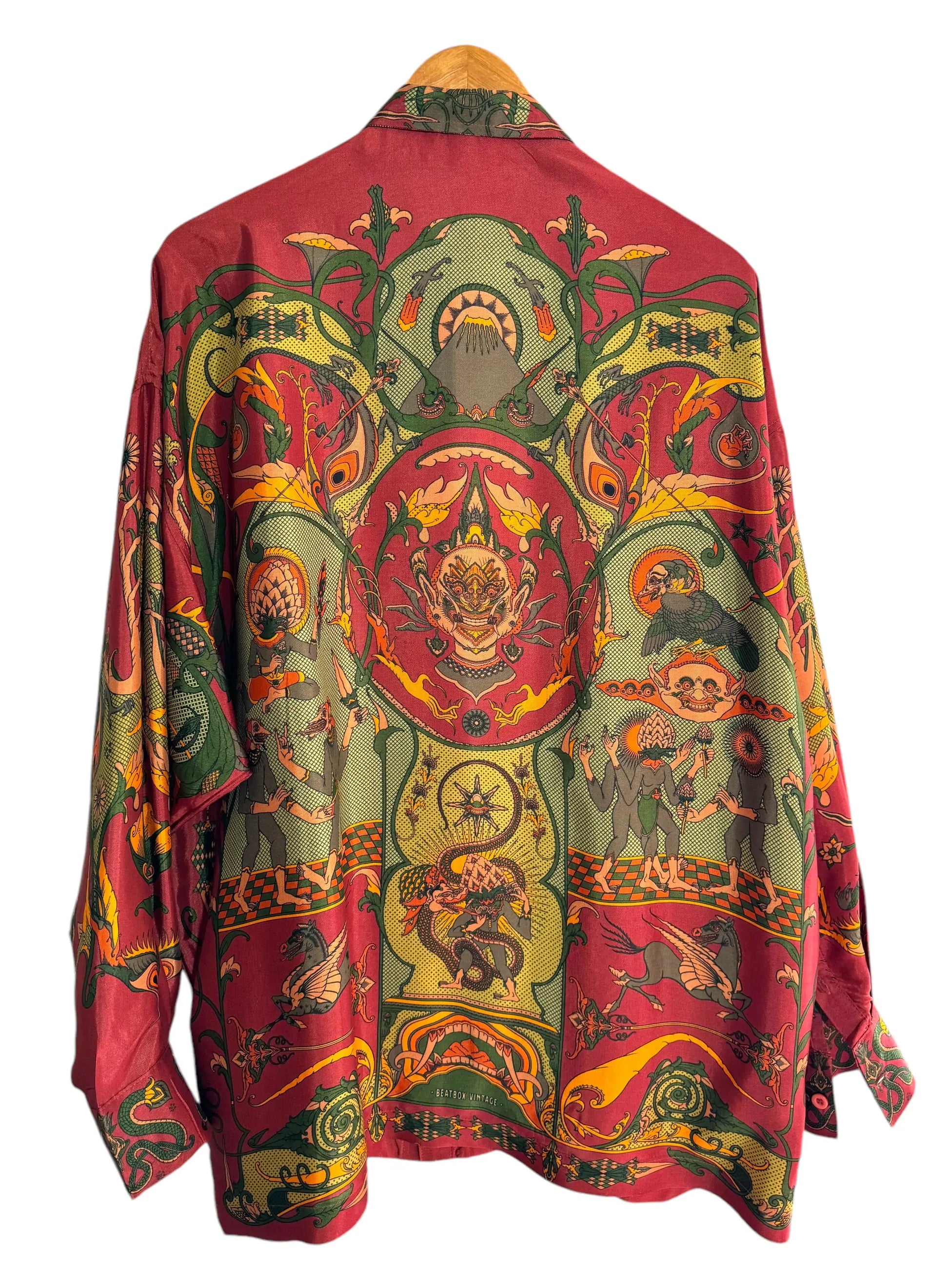 Camicia Fractal red version Beatbox vintage