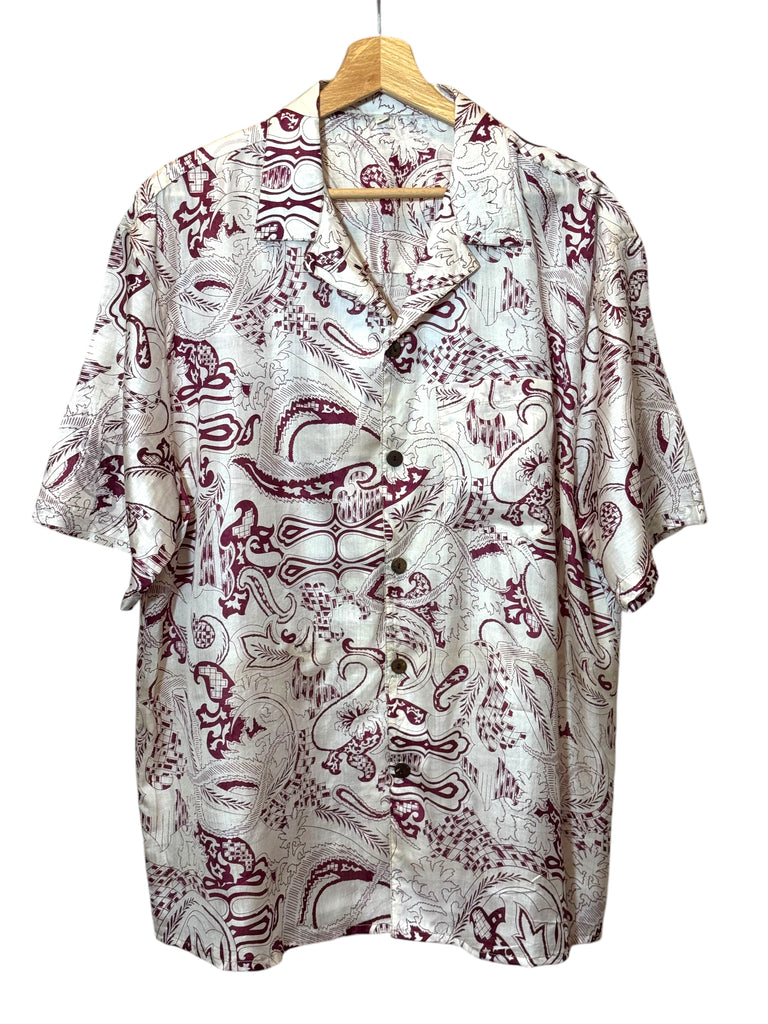 Camicia vintage in seta, taglia L