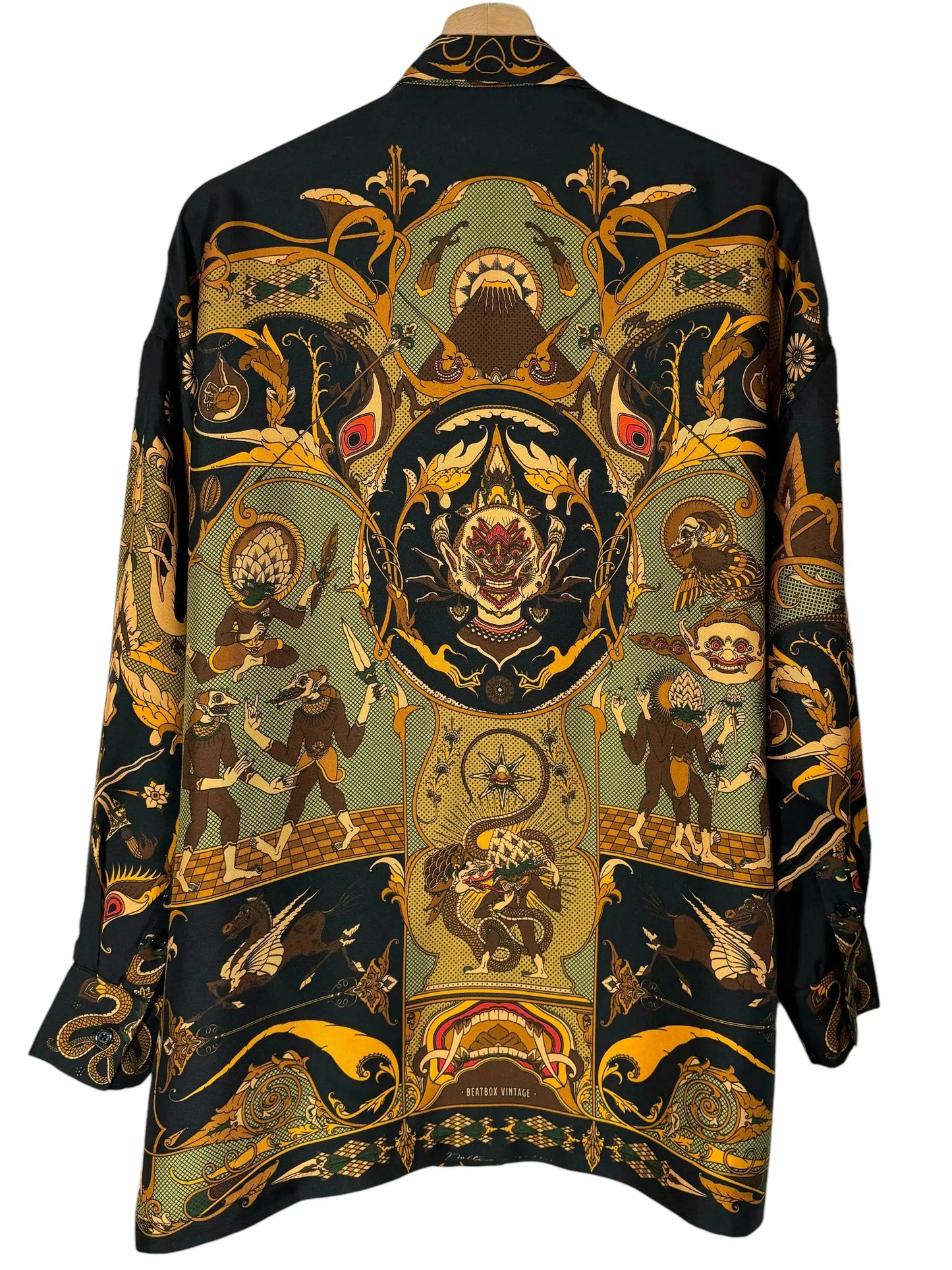 Camicia Fractal in seta Beatbox vintage
