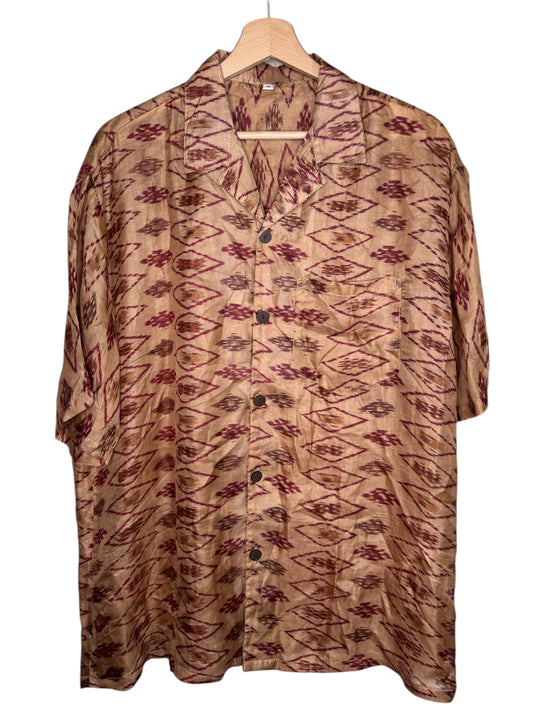 Camicia vintage in seta, taglia M
