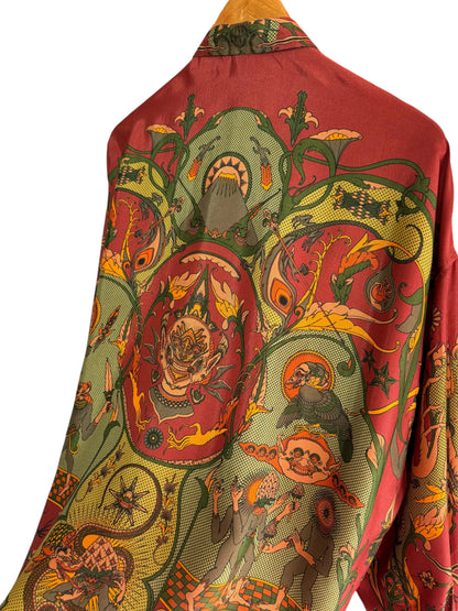 Camicia Fractal red version Beatbox vintage