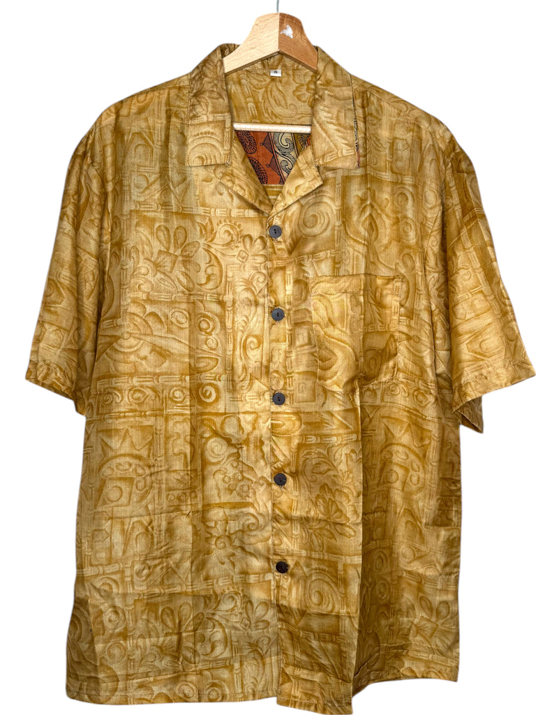 Camicia vintage in seta, taglia S